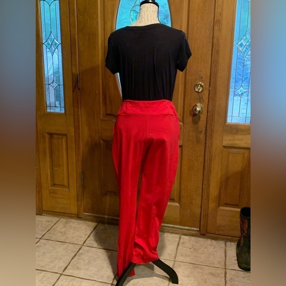 Orly Collection Red pants with pockets size large EUC - Picture 3 of 5